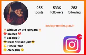 Broken Bio For Instagram