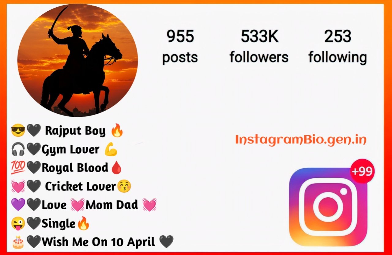 Rajput Bio For Instagram Rajput Bio For Instagram